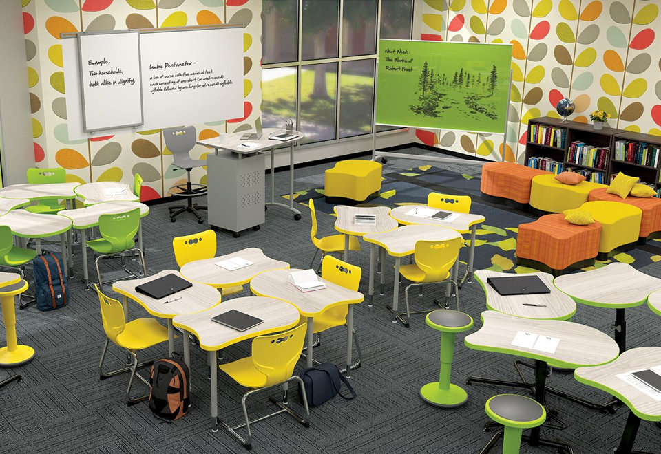 Hierarchy Classroom Desk & Chair Set