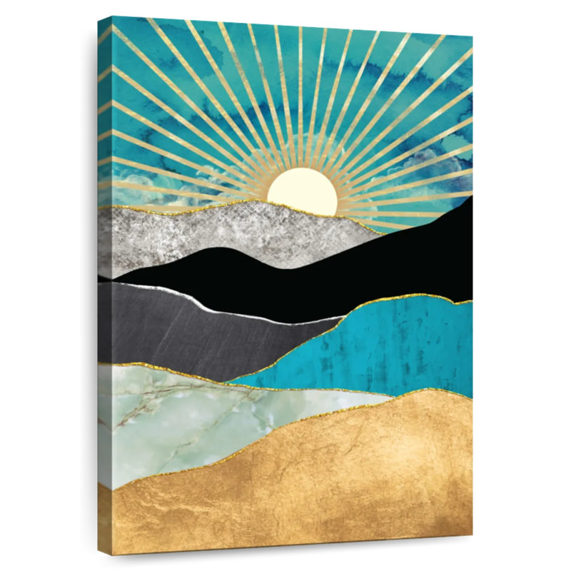 Sun Rays, 12" H x 8" W