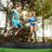 Homdox 14' Round Backyard Trampoline with Safety Enclosure