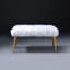 Banc avec pieds droits