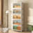 Canas 5 Pack Stackable Storage Bins Folding Organizer Boxes Collapsible Closet With Doors Wheels Lids