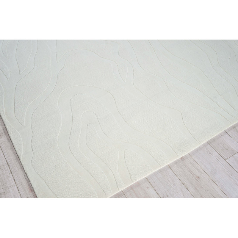 Tempo Hand Woven Wool Abstract Area Rug, Rectangle 6' x 14'