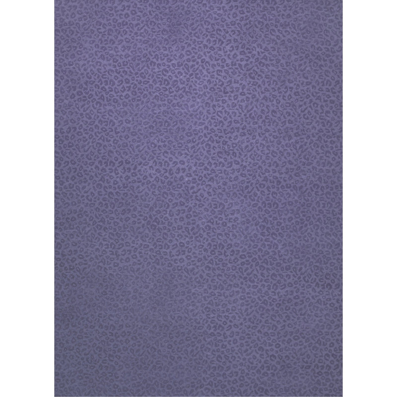 Leopardess Lavender Hand-Tufted Responsible Wool Rug, Rectangle 8' x 11'