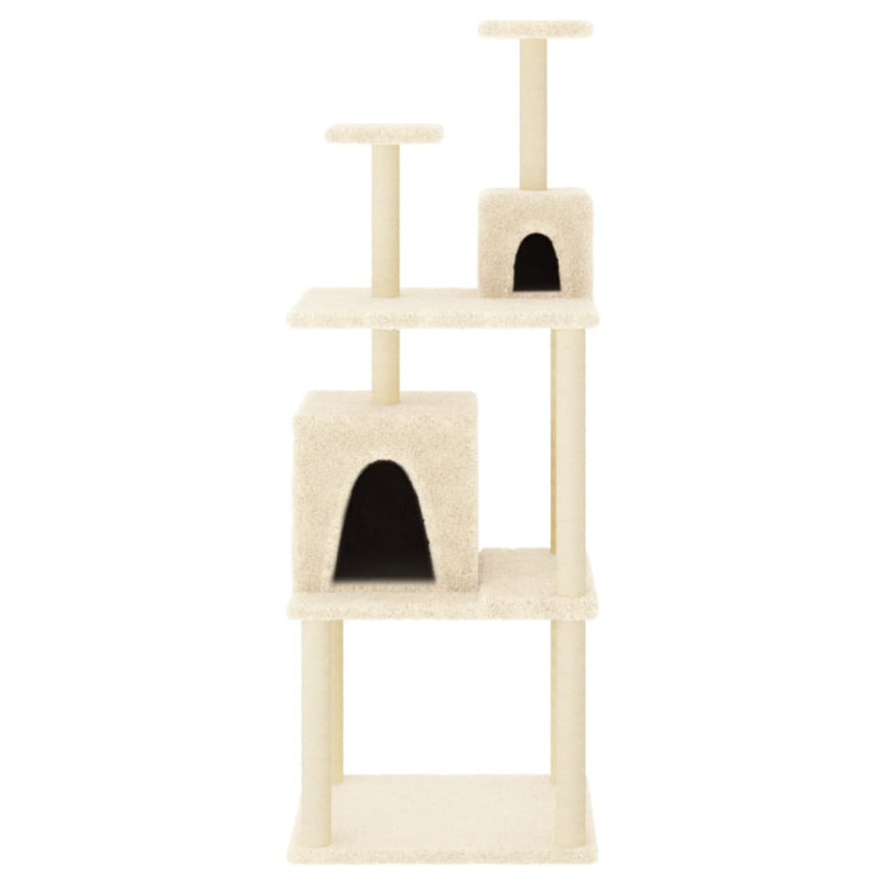Memphis 167cm H Cat Tree, Cream