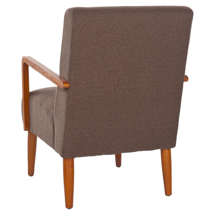 Upholstered Armchair, Brown