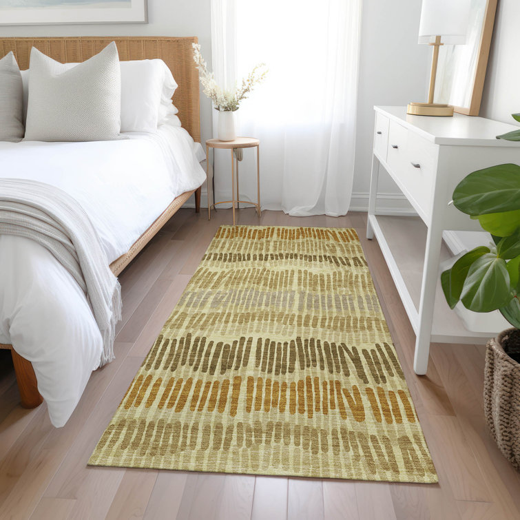 Rectangle Malek Indoor/Outdoor Area Rug with Non-Slip Backing