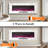 Abbriella Recessed/Wall-mounted  Electric Fireplace With Remote Control-615531792-615531795