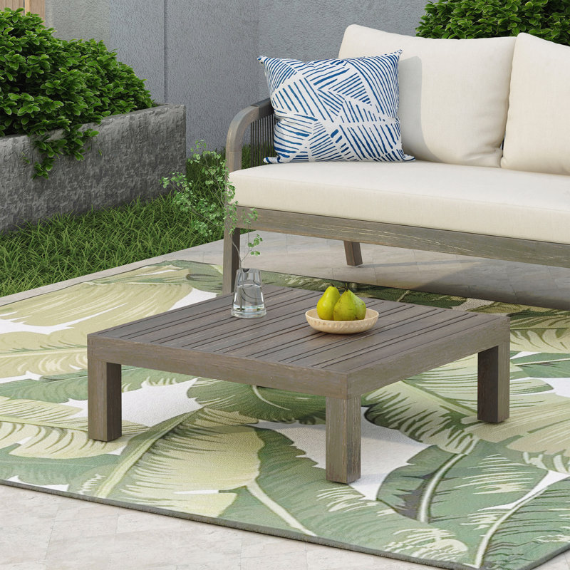 Oana/Coffee Table, Teak, Gray