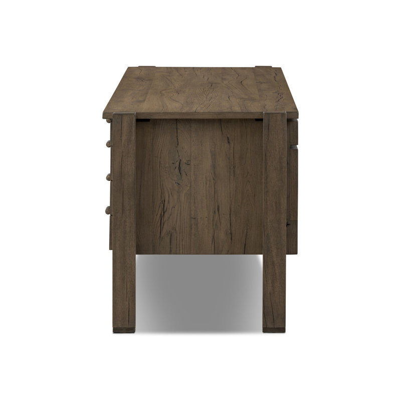 MARCELA Writing Desk, Gray Reclaimed French Oak