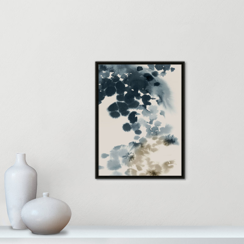 «Emerald Azure I Print» par Casa Fine Arts, Espresso, H 25,5 po x l 19,5 po