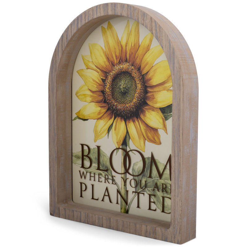 Framed Arch Bloom Where You Are 11x15