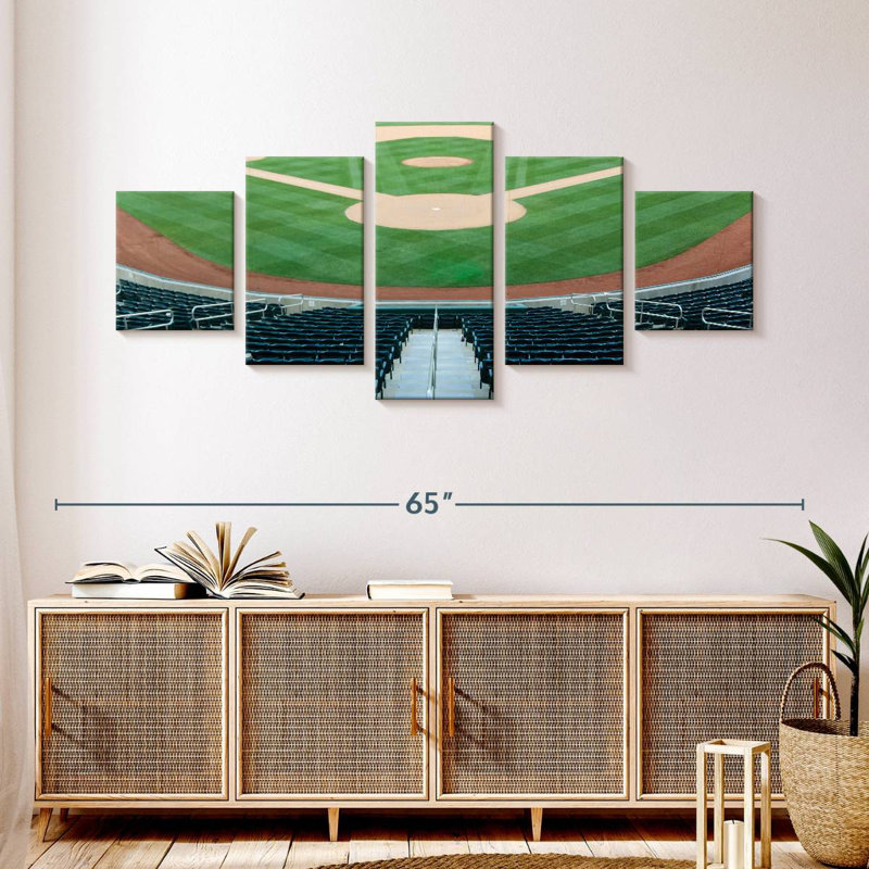 Baseball Stadium, 24" H x 55" W