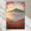 Art mural en verre trempé Lake Mountain Landscape-2100283954