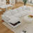 Barrecchia 160"W Modular Down Filled RAF LAF Sectional