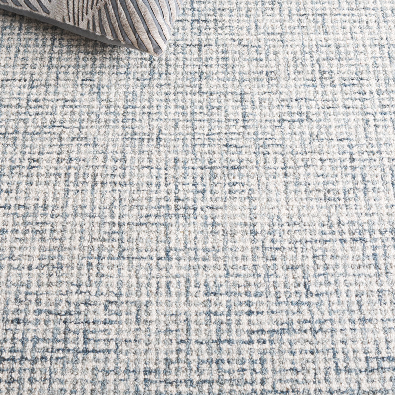 Tapis en laine et coton touffeté à la main kevionna, Rond 4 pi