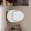 Toilette 1 pièce à chasse d'eau blanche brillante 1,28 GPF