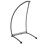 Barnim Hammock Chair Stand Heavy Duty C Shape Hanging Chair Stand Black