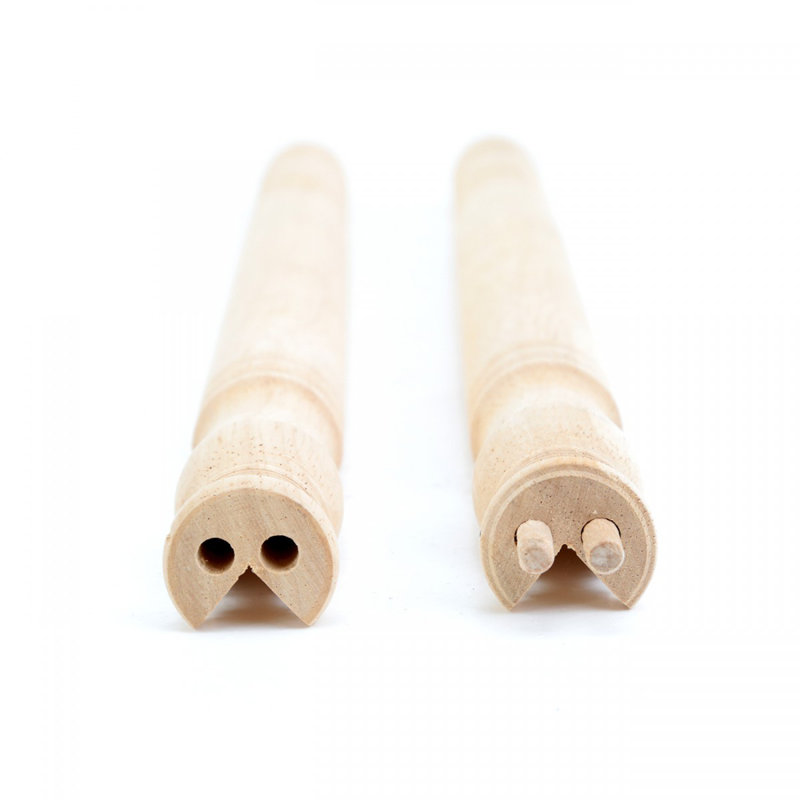 Light Beechwood Traditional Corner Guard with 90-Degree Notch