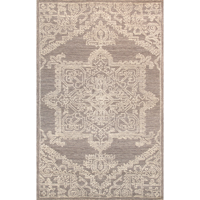 Modern Grey/Ivory Area Rug