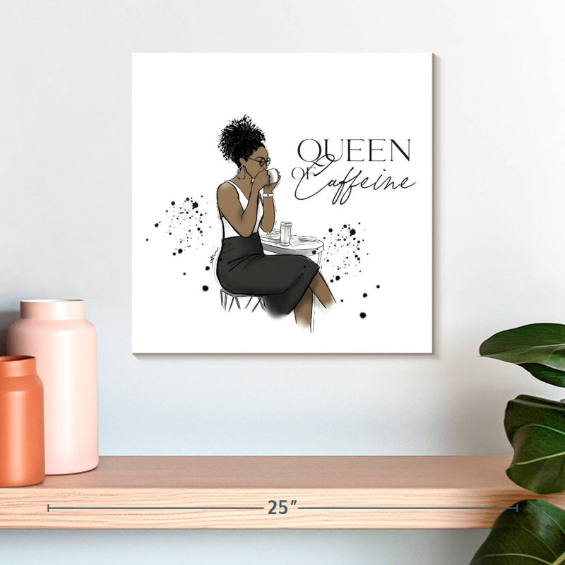 Ketti Queen Caffeine, 16" H x 16" W