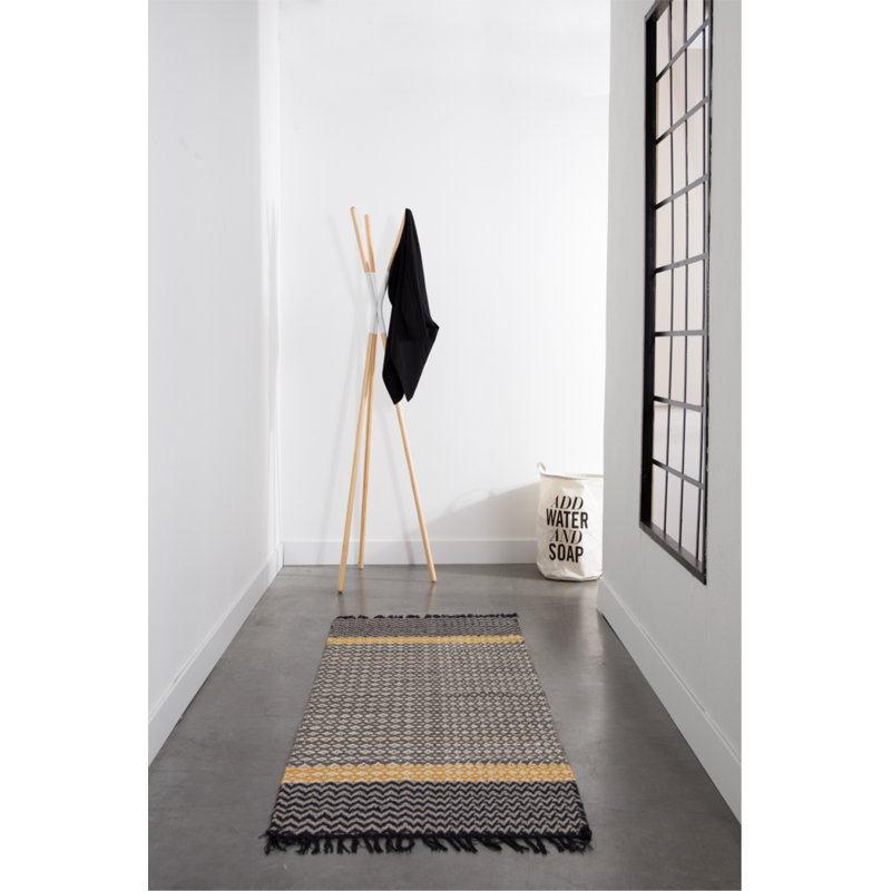 Pinnacle 3 - Hook Coat Rack, White