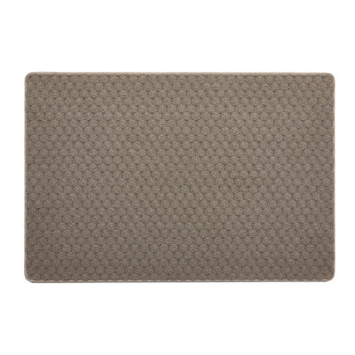 My Mat Sculptured Washable Honeycomb Mink