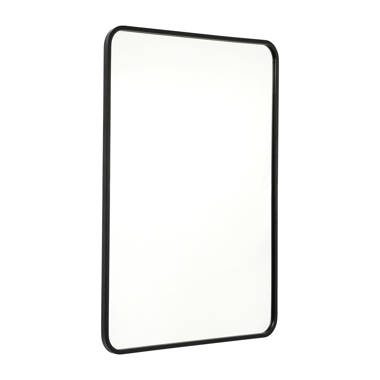 Delta Ready Reflections 31-in W x 31-in H Round Brushed Matte Black Framed  Wall Mirror in the Mirrors department at