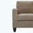 Modern Modular Corduroy Sectional Sofa With Ottoman