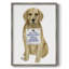 «Love and Golden Retriever», reproduction encadrée - bois massif-1876524215