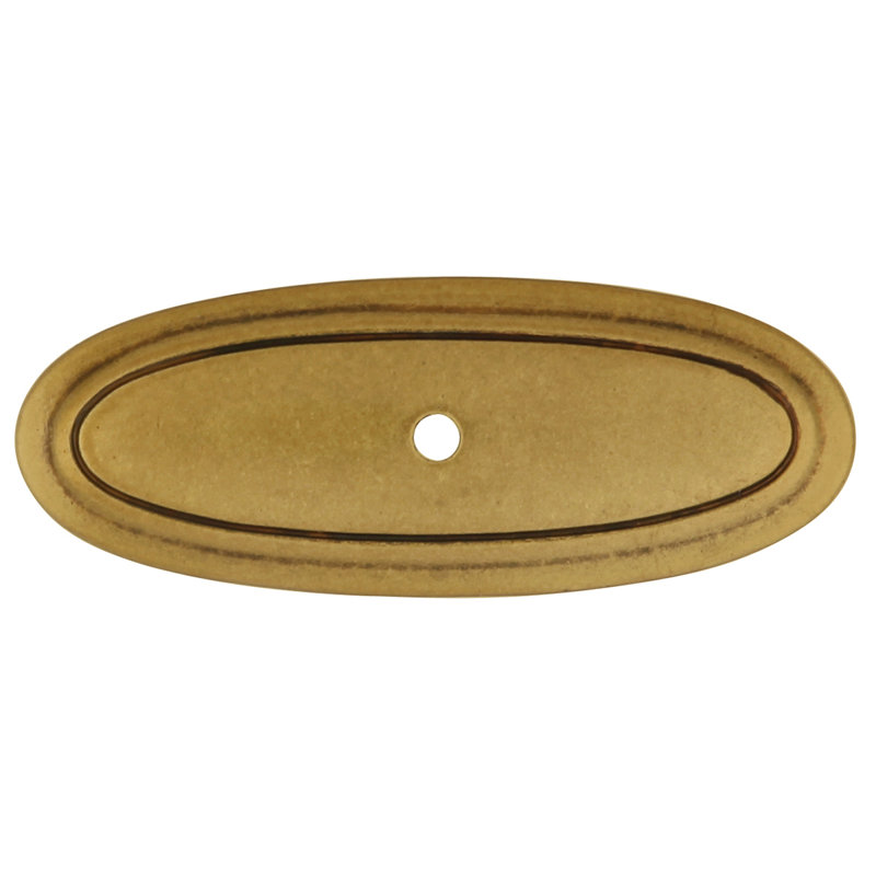 Manor Lancaster Hand Polished Knob Backplate