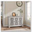 Buffet rétro vintage, console de service buffet à 3 portes sculptées, armoire de rangement pour le couloir de la salle à manger de cuisine