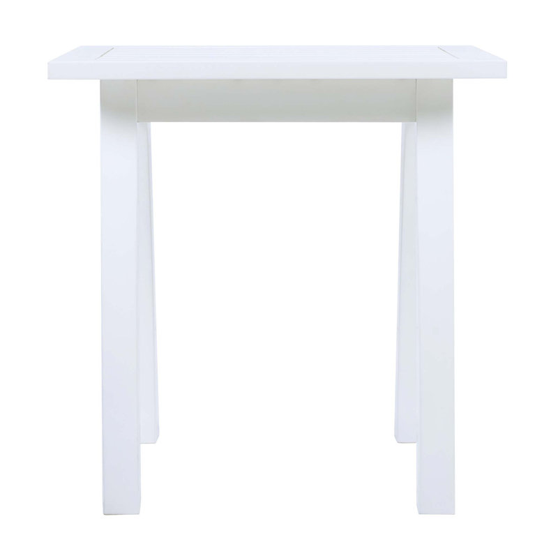 Selma End Table with Elegant Functionality and Durable Design, White