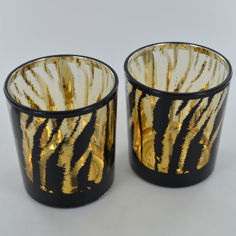 2 Piece Glass Tabletop Votive Holder Set