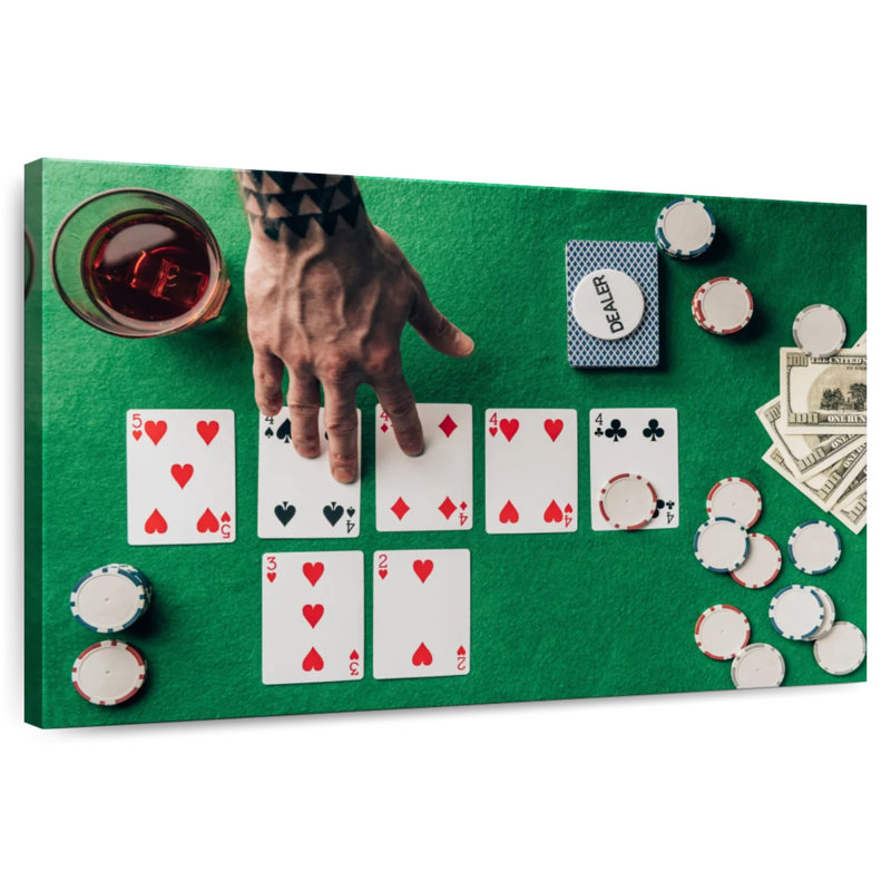 Senne Casino Playing Cards, 8" H x 12" W