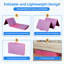 Tapis de gymnastique épais multicolore 4 pi x 10 pi x 2 po Polar Aurora