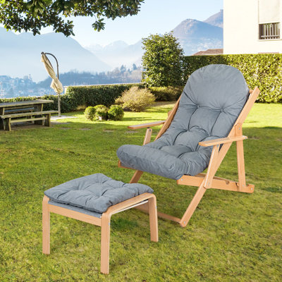 Crasia 82 cm Long Single Chaise with Cushions