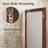 Amara Rustic Farmhouse Solid Wood Framed Tempered Glass Wall Mirror with 5-Year Warranty-906499385-906499387