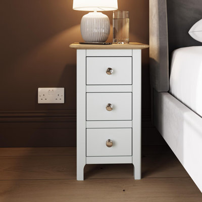 Clary 3 Drawer Bedside Table