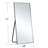 Modern Metal Full Length Mirror with Bracket Accent Wall Mirror for Living Room Bedroom Entryway 71"H×28"W-1938465920-1996293459