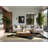Soft Plush Duran Musketeer Retro Geometric Area Rug in Black – Black Binding-1097554115