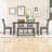 Walburg 6 - Person Solid Wood Top Four Leg Base Dining Set-782068188-782068189