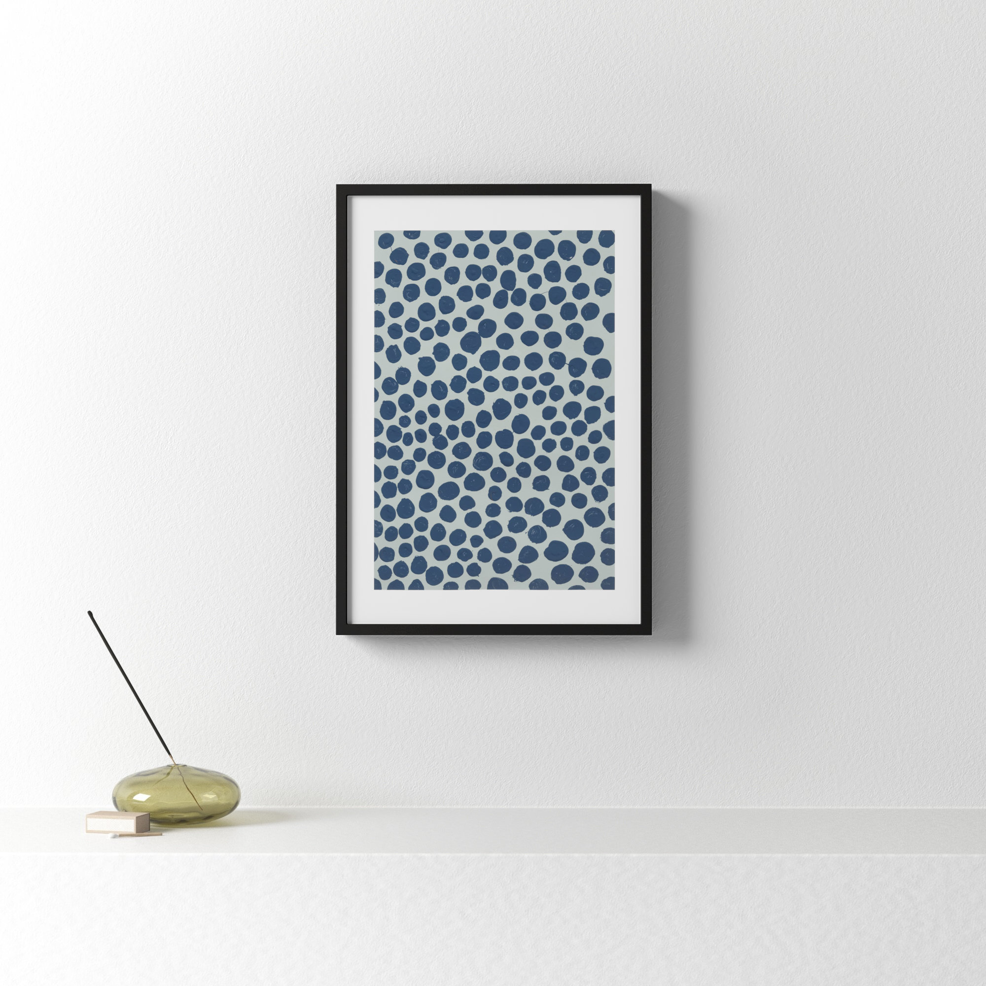 Blackberry On Gray by Michela Sorrentino, Black, 20" H x 14" W x 1.25" D