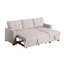 Canapé modulaire rembourré avec méridienne-1742809747
