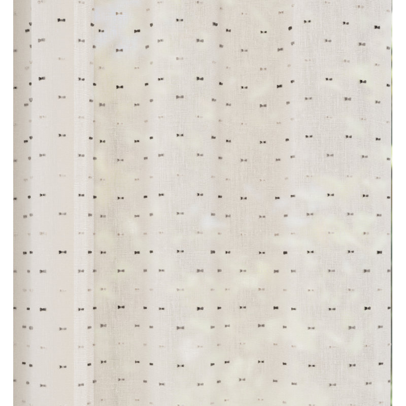 Sheer Curtain, Grey, 140cm Width x 229cm Drop