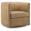 Fauteuil demi-tonneau pivotant de 31,1 po Anniya-1264369816