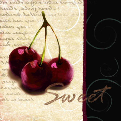 Sweet Cherries - impression sur toile tendue