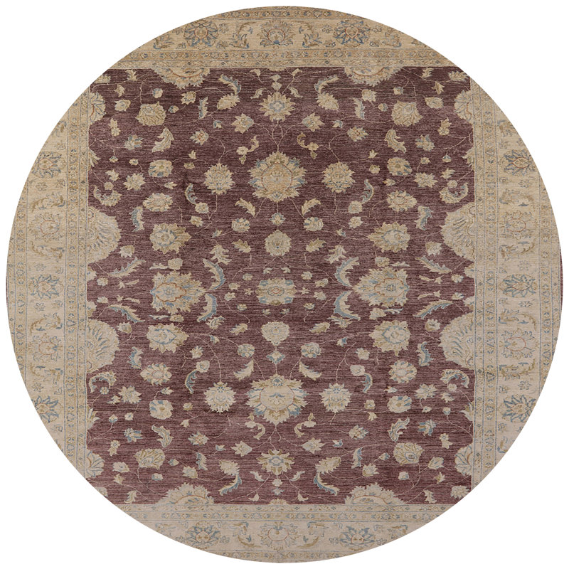 Tapis brun Pamlico, Rond 4 pi