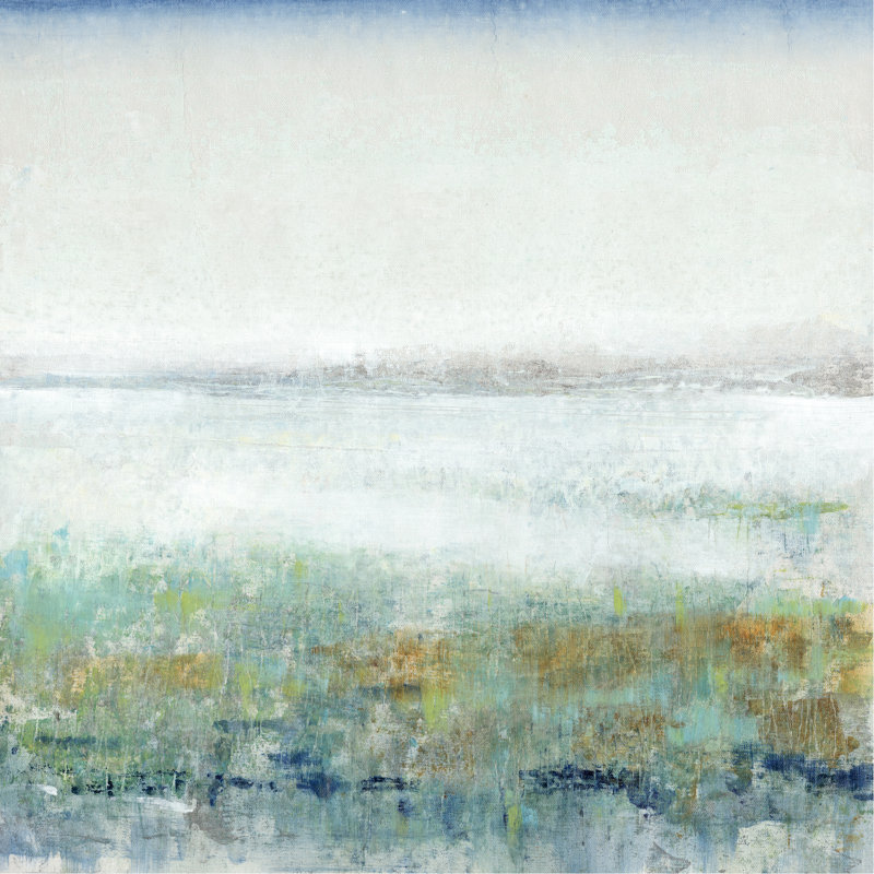 Turquoise Mist II by Tim OToole - Wrapped Canvas Painting, 51cm H x 51cm W x 3.8cm D