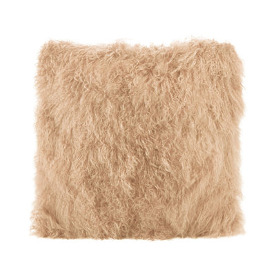 Tibetan Lamb Sheepskin Pillow by Outpost Original