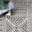 Tapis gris/blanc cassé Hileman-1223465772